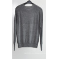 Männer Rundhals Pure Farbe Strick Pullover Pullover